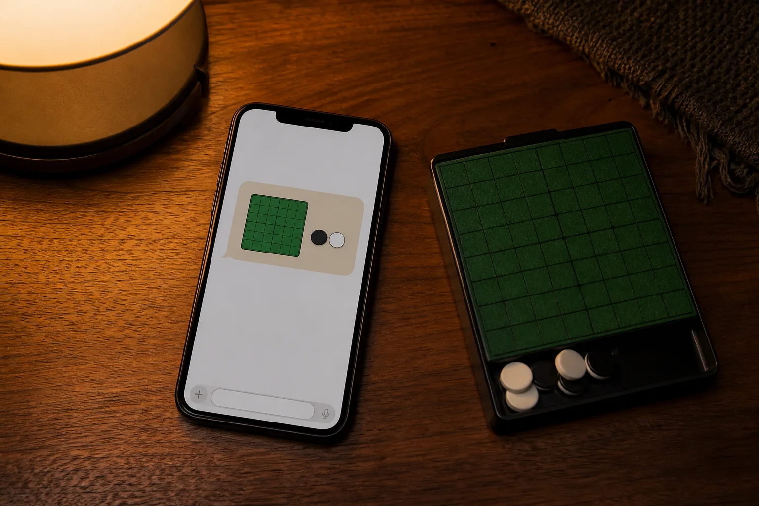 A Reversi room link being shared in a message